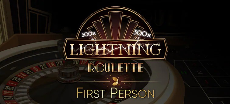 First Person Lightning Roulette by Evolution, showcased at 20betkaszino.com – game logo
